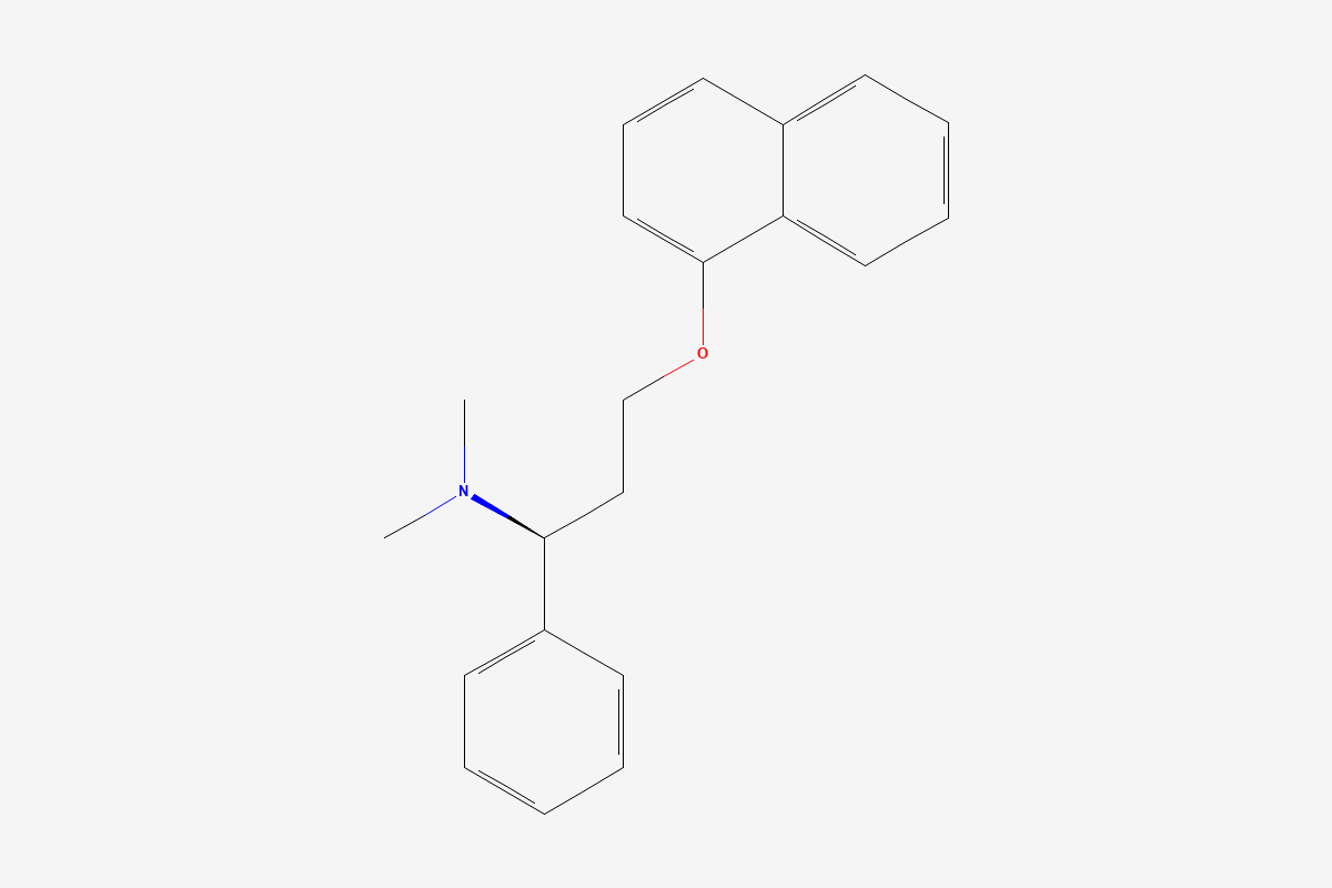 Dapoxetine 2D chemical structure