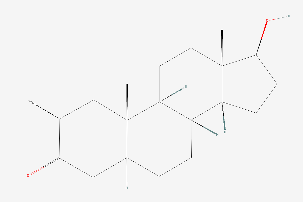 Drostanolone 2D chemical structure