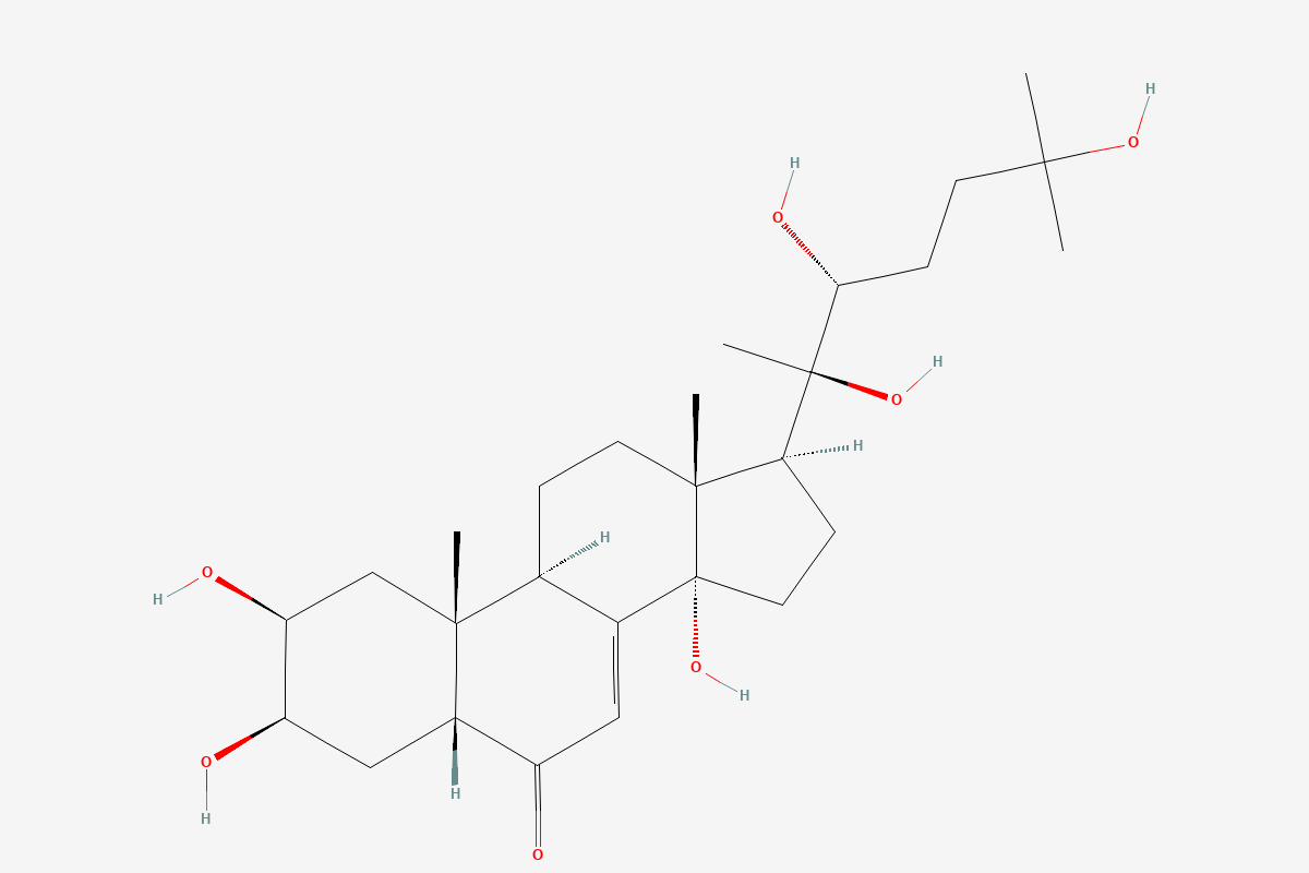 Ecdysterone 2D chemical structure