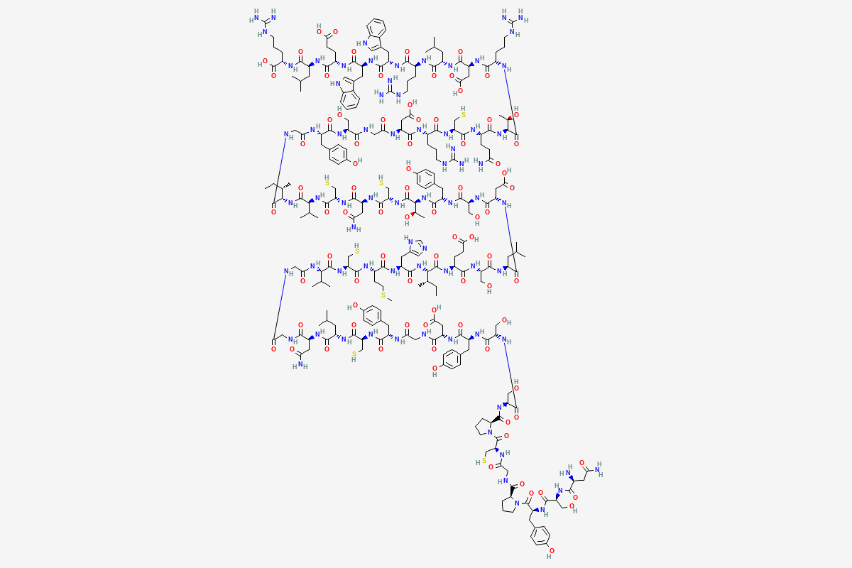 Epidermal growth factor 2D chemical structure