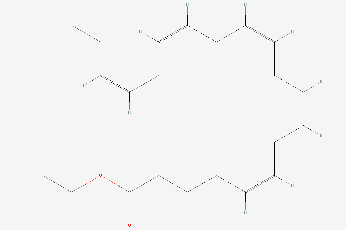 Icosapent ethyl 2D chemical structure