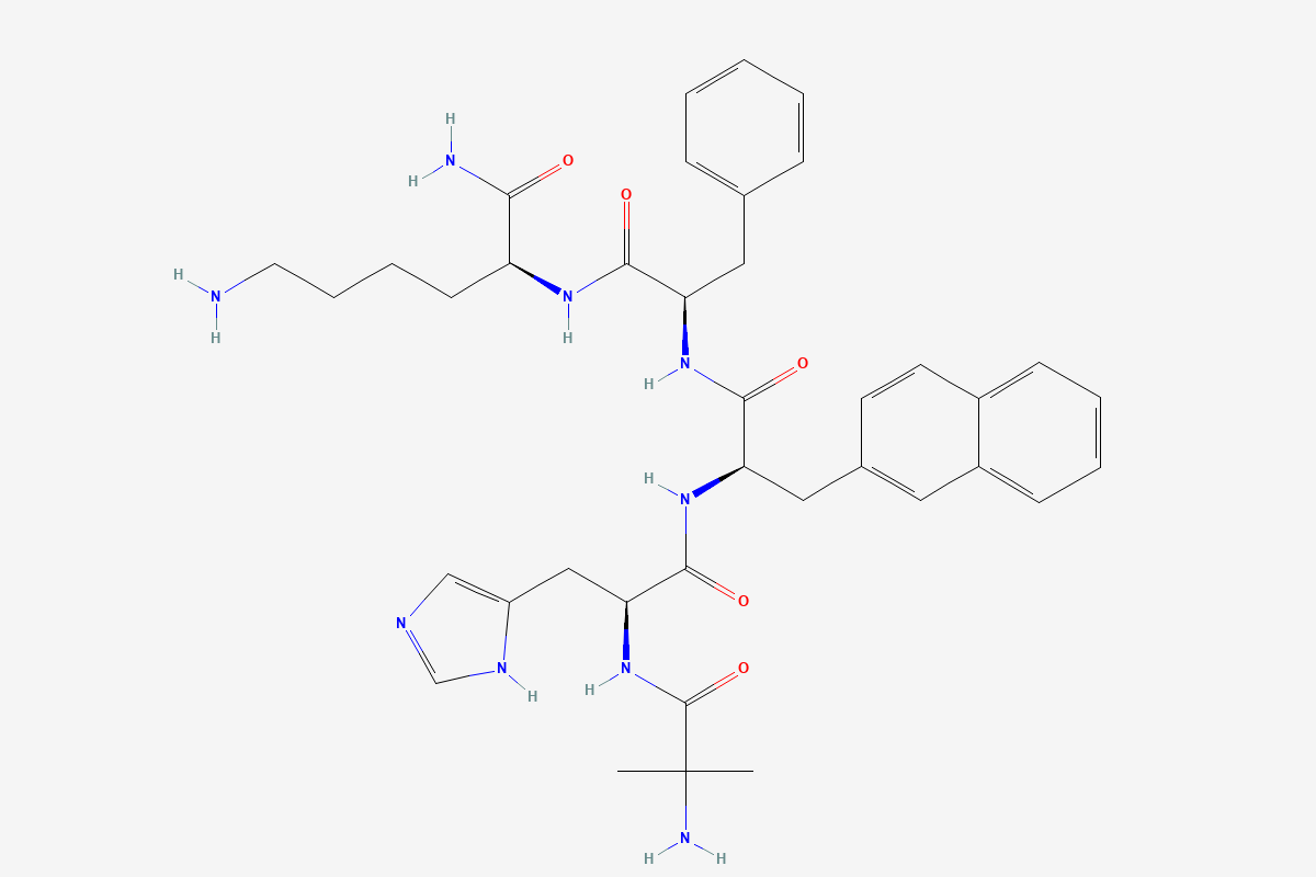 Ipamorelin 2D chemical structure