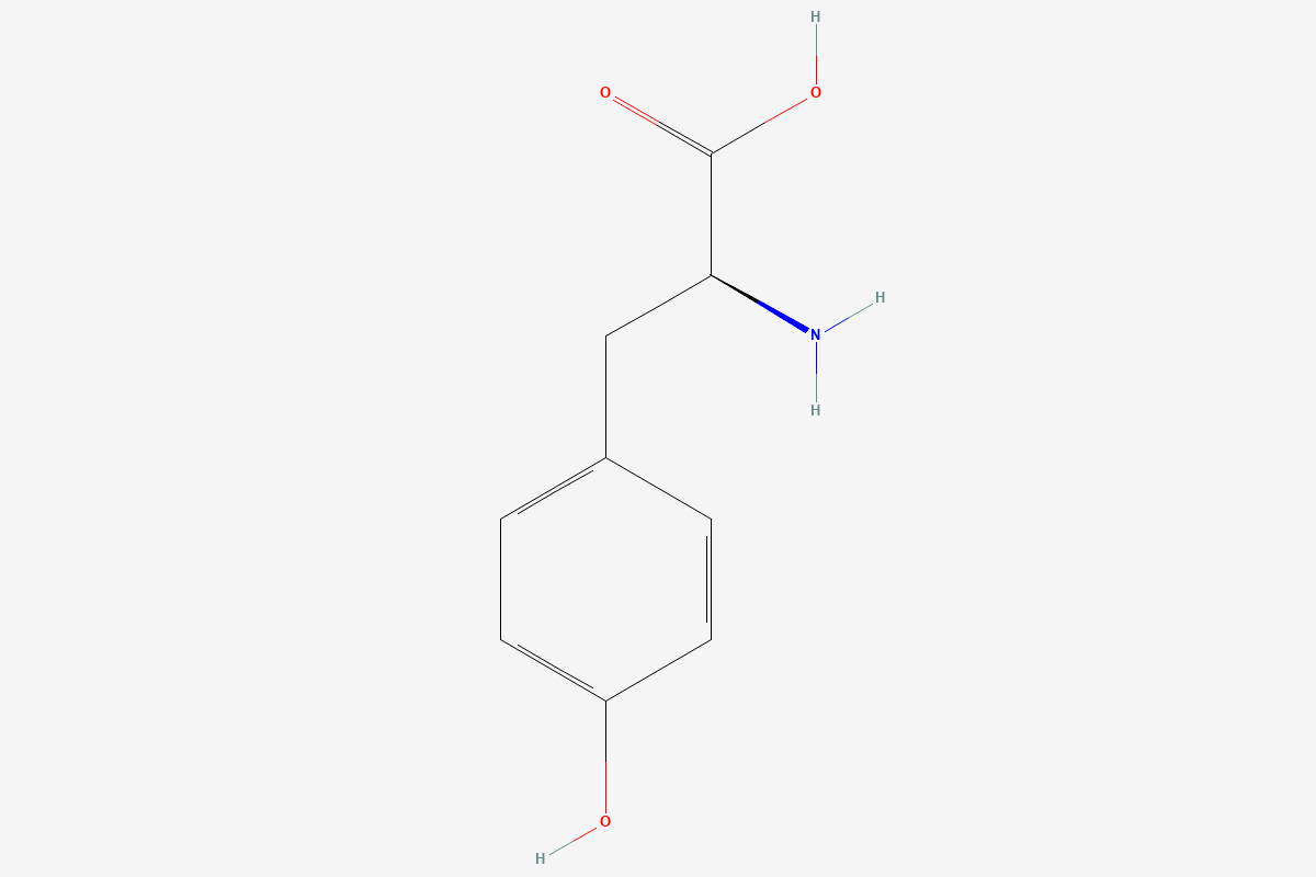 L-Tyrosine 2D chemical structure
