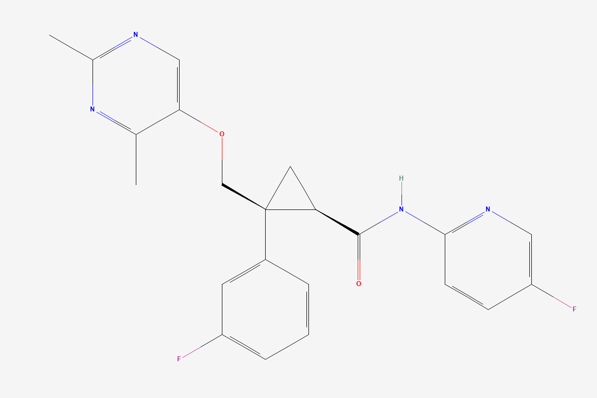 Lemborexant 2D chemical structure