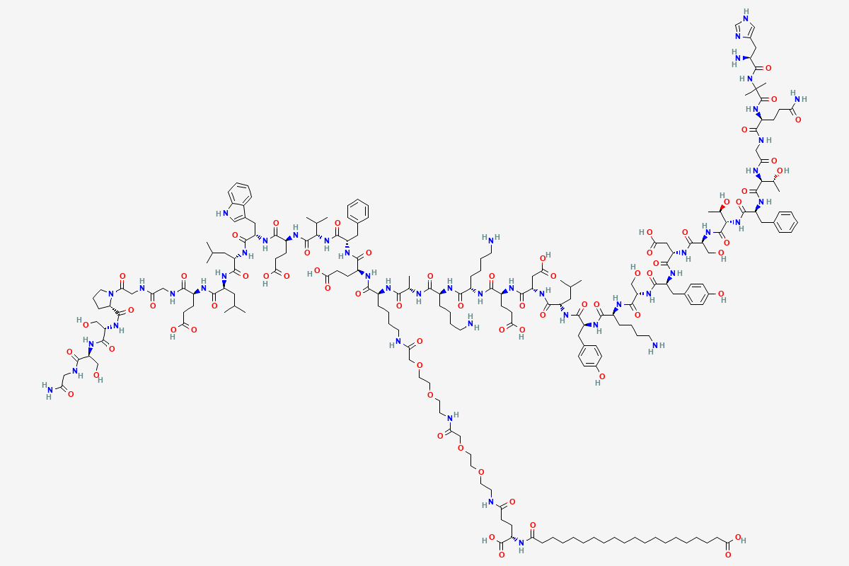 Mazdutide 2D chemical structure