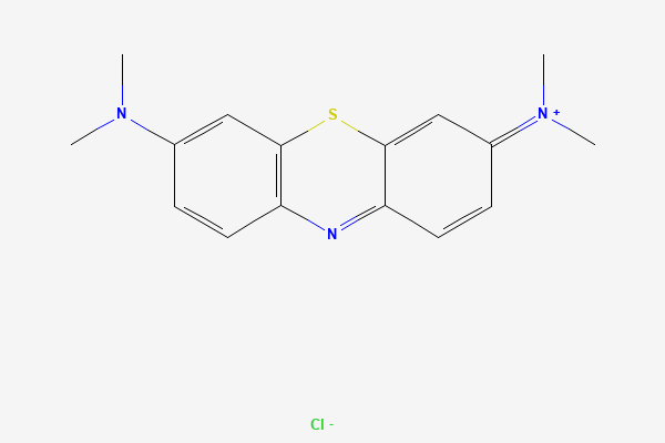 Methylene blue 2D chemical structure