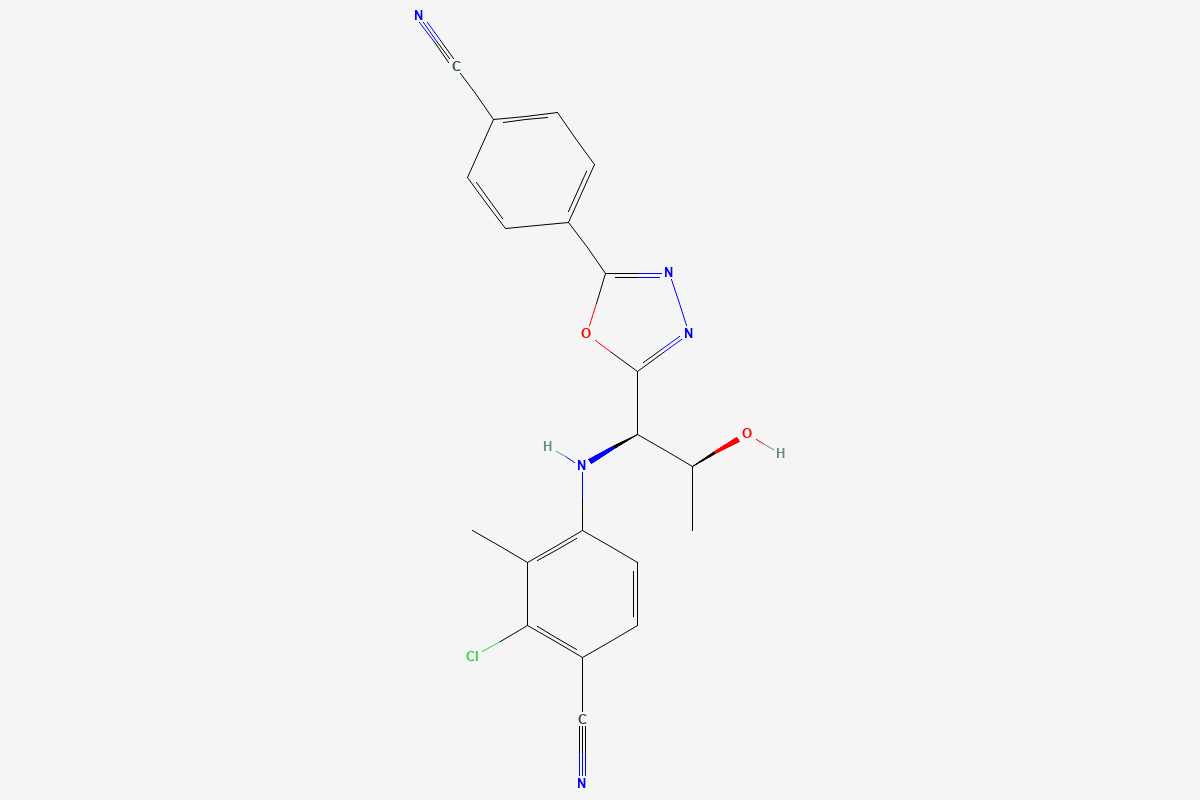 RAD-140 2D chemical structure