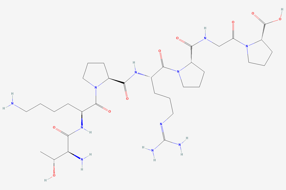 Selank 2D chemical structure
