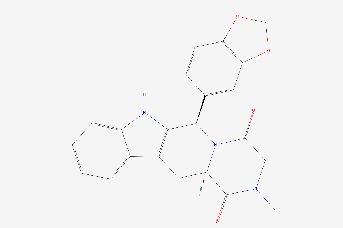 Tadalafil 2D chemical structure
