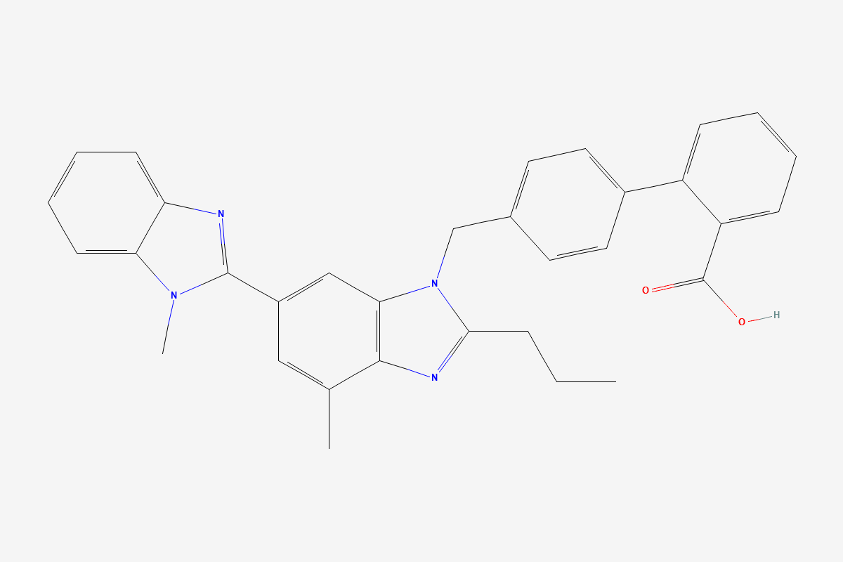 Telmisartan 2D chemical structure