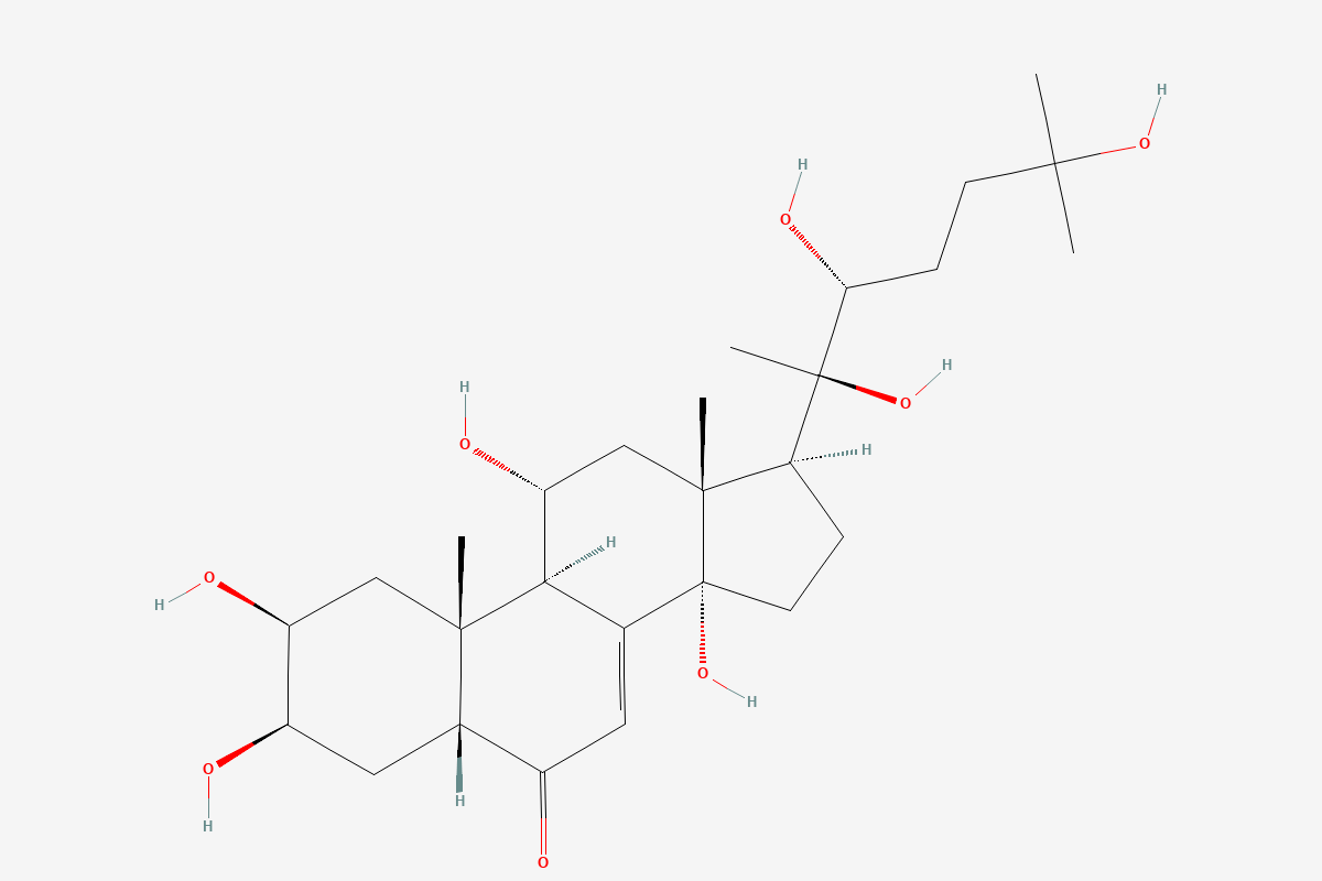 Turkesterone 2D chemical structure