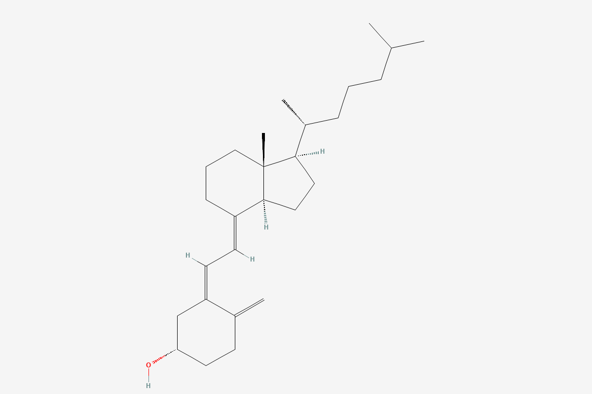 Vitamin D 2D chemical structure